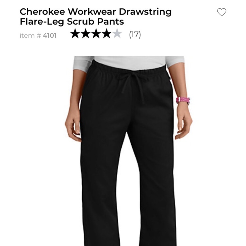 3 pair Cherokee Workwear Scrub Pants.